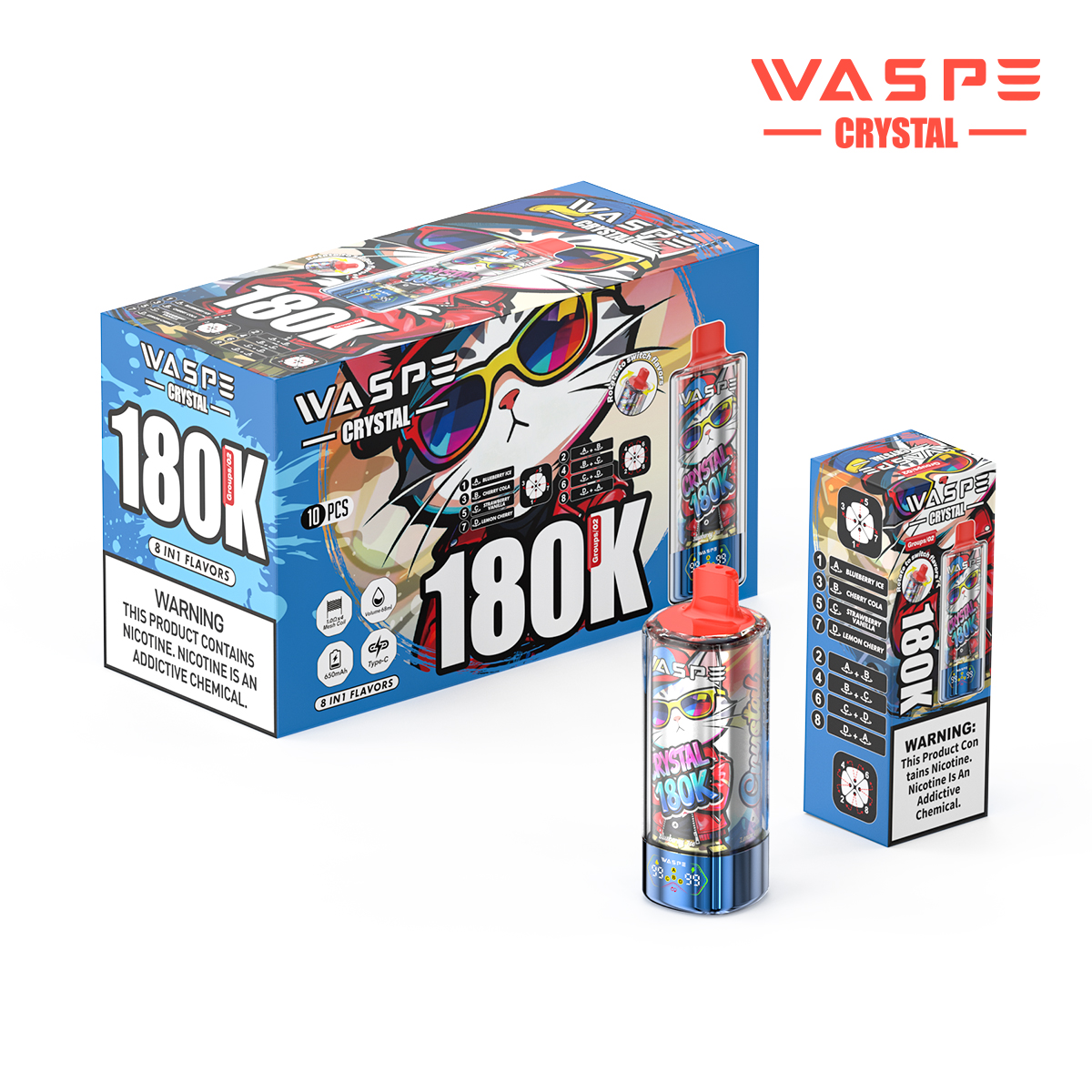 WASPE 8 IN 1 Crystal 180000 - obrazek 67