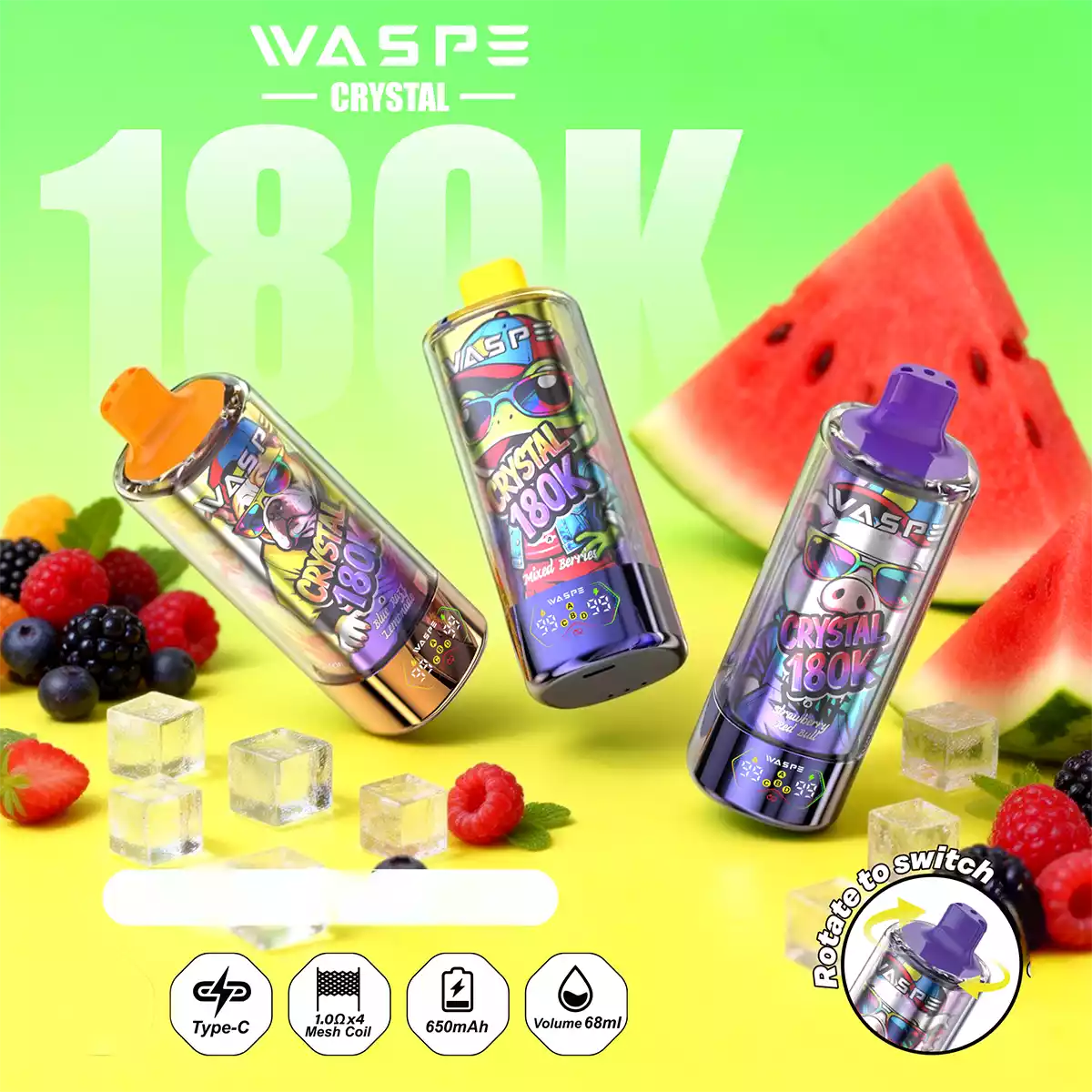 WASPE 8 IN 1 Crystal 180000 - obrazek 69