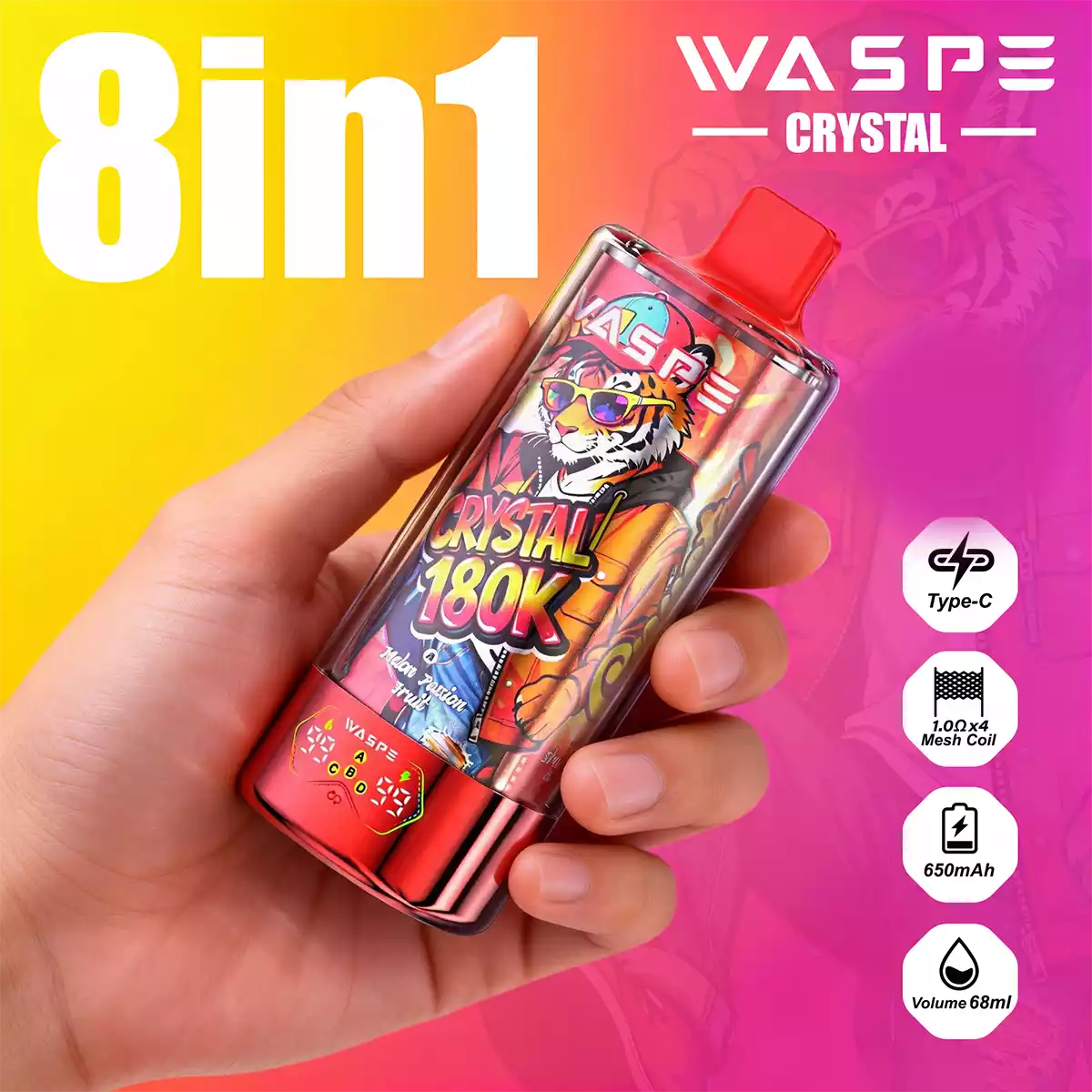 WASPE 8 IN 1 Crystal 180000 - obrazek 70