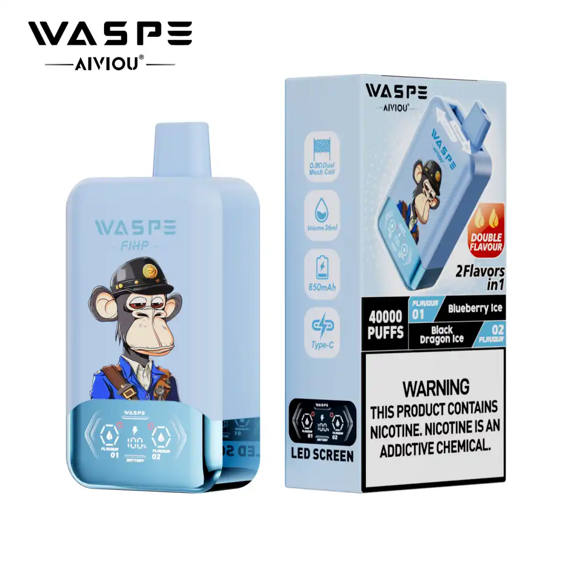 WASPE Double Flavor 40000 - obrazek 10