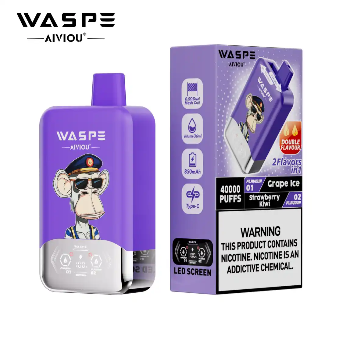 WASPE Double Flavor 40000 - obrazek 12
