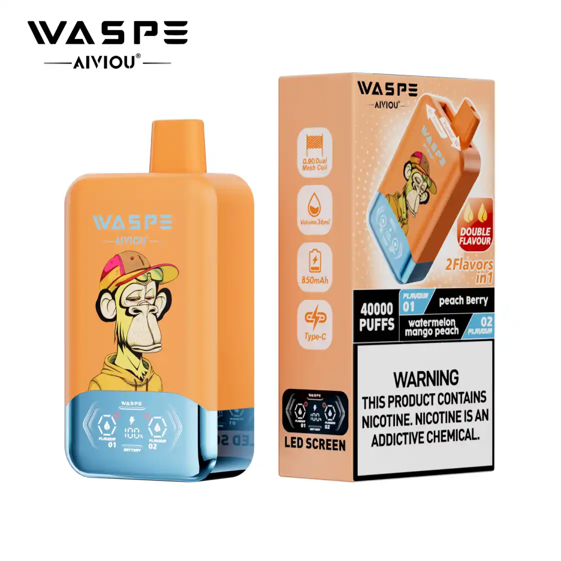 WASPE Double Flavor 40000 - obrazek 16