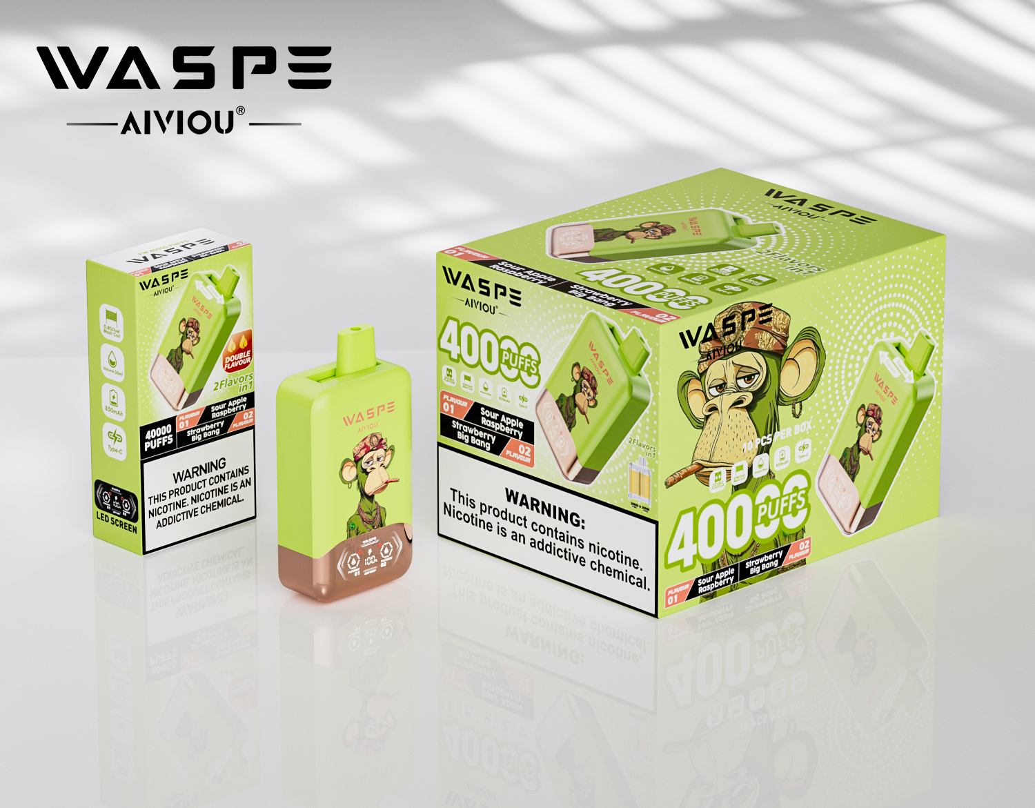 WASPE Double Flavor 40000 - obrazek 18