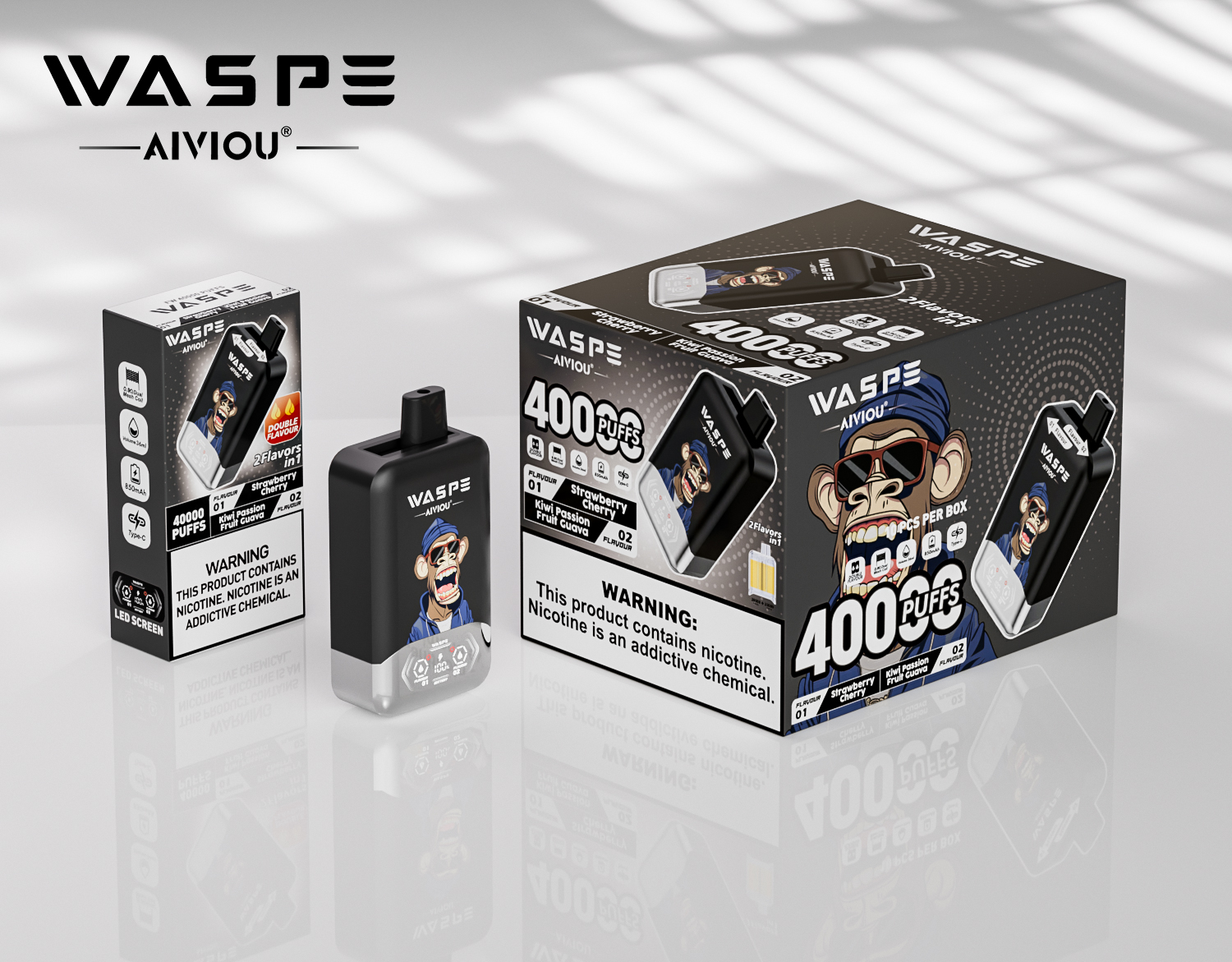 WASPE Double Flavor 40000 - obrazek 23