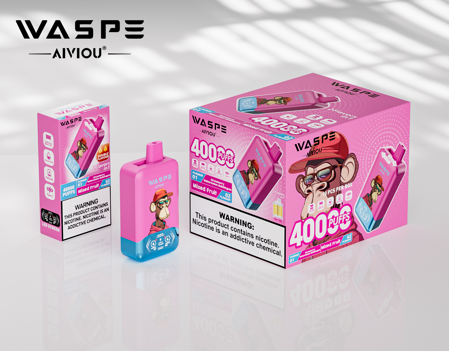WASPE Double Flavor 40000 - obrazek 27