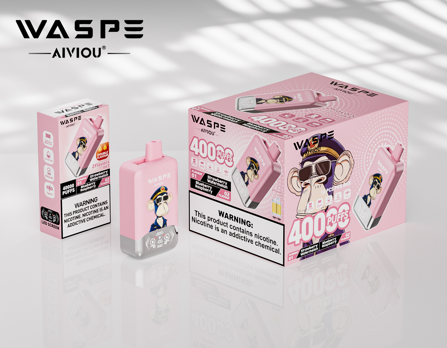 WASPE Double Flavor 40000 - obrazek 28