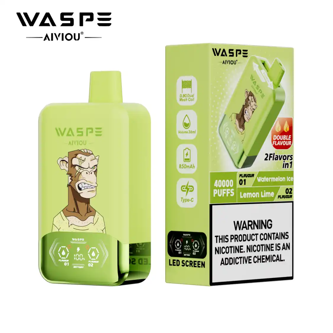 WASPE Double Flavor 40000 - obrazek 33