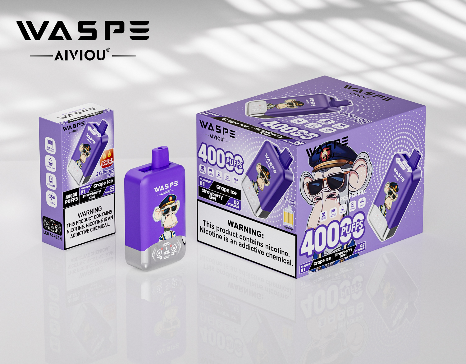 WASPE Double Flavor 40000 - obrazek 34