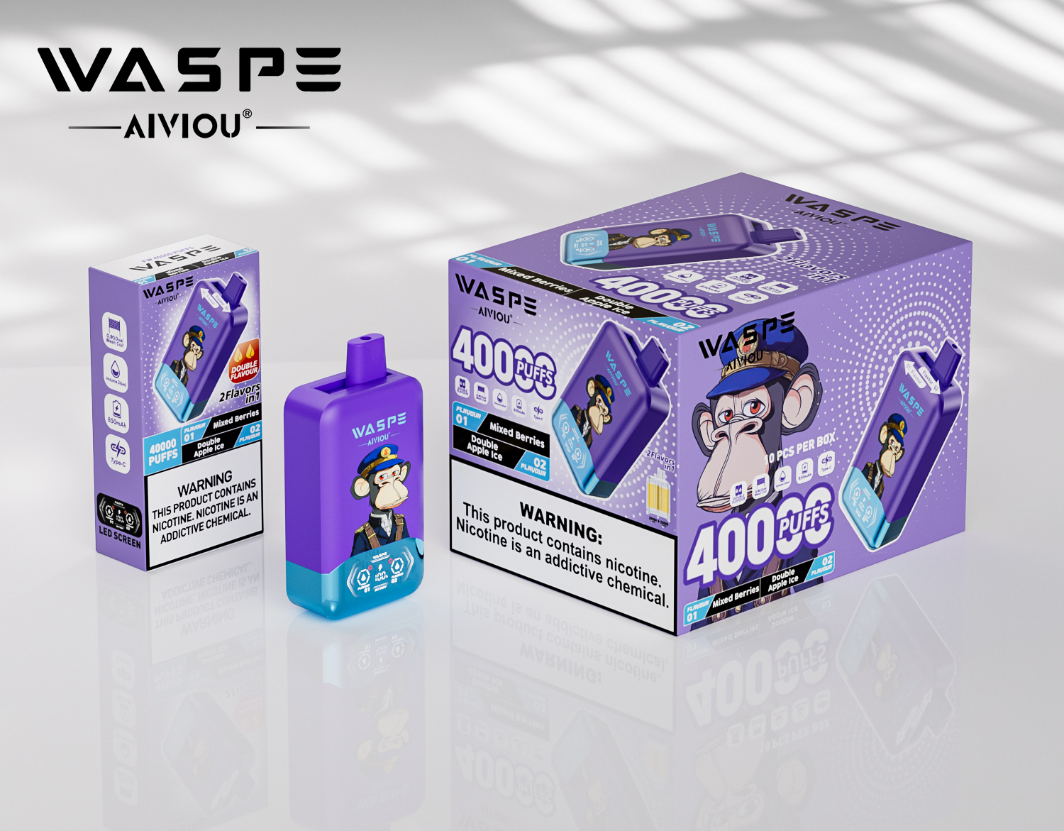 WASPE Double Flavor 40000 - obrazek 35