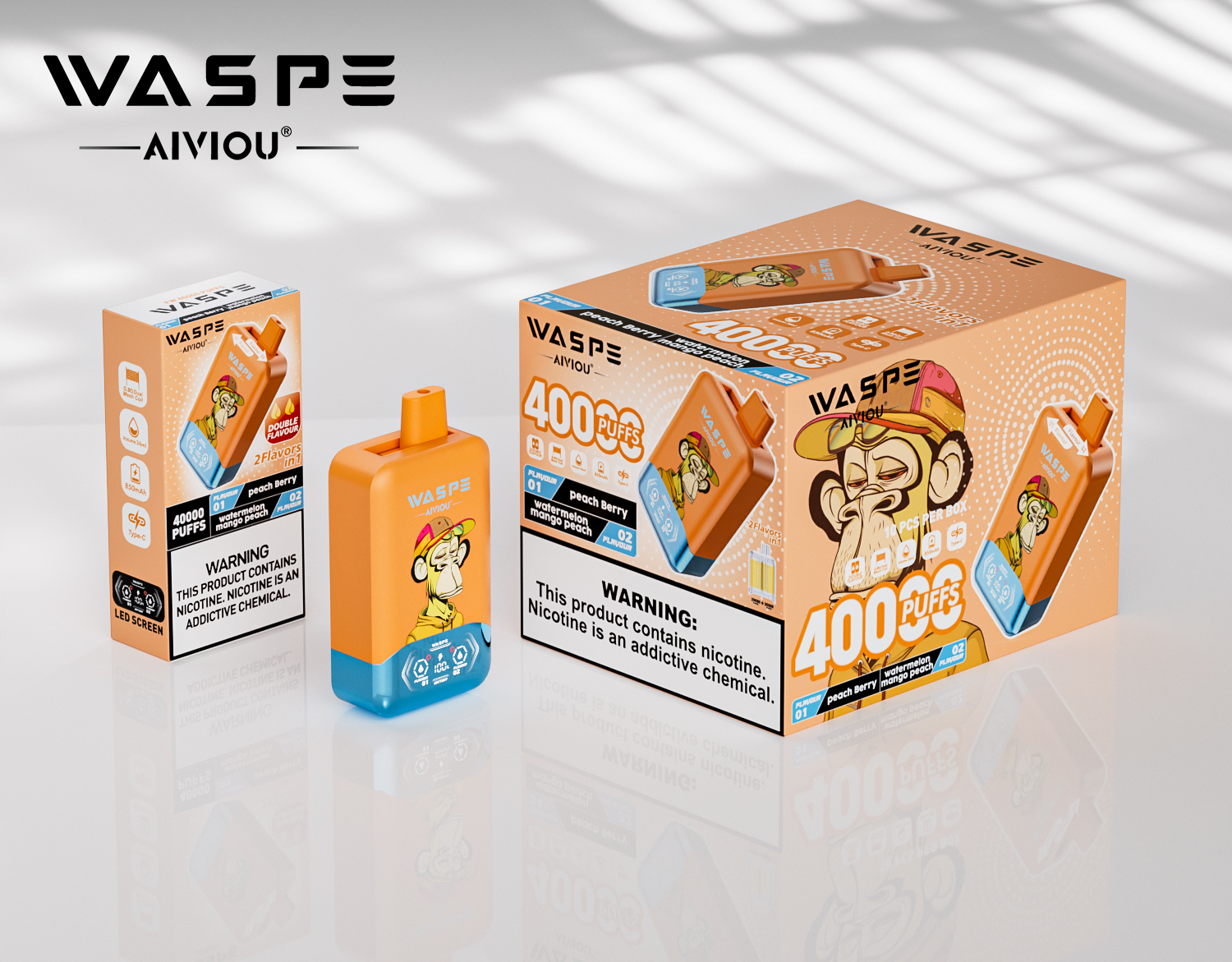 WASPE Double Flavor 40000 - obrazek 36