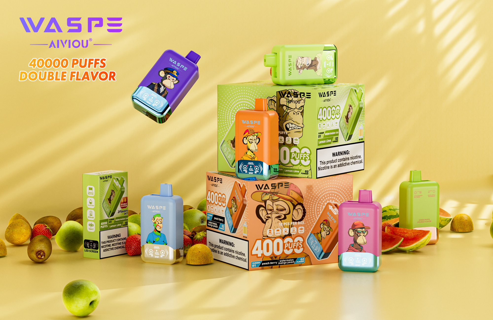 WASPE Double Flavor 40000 - obrazek 77