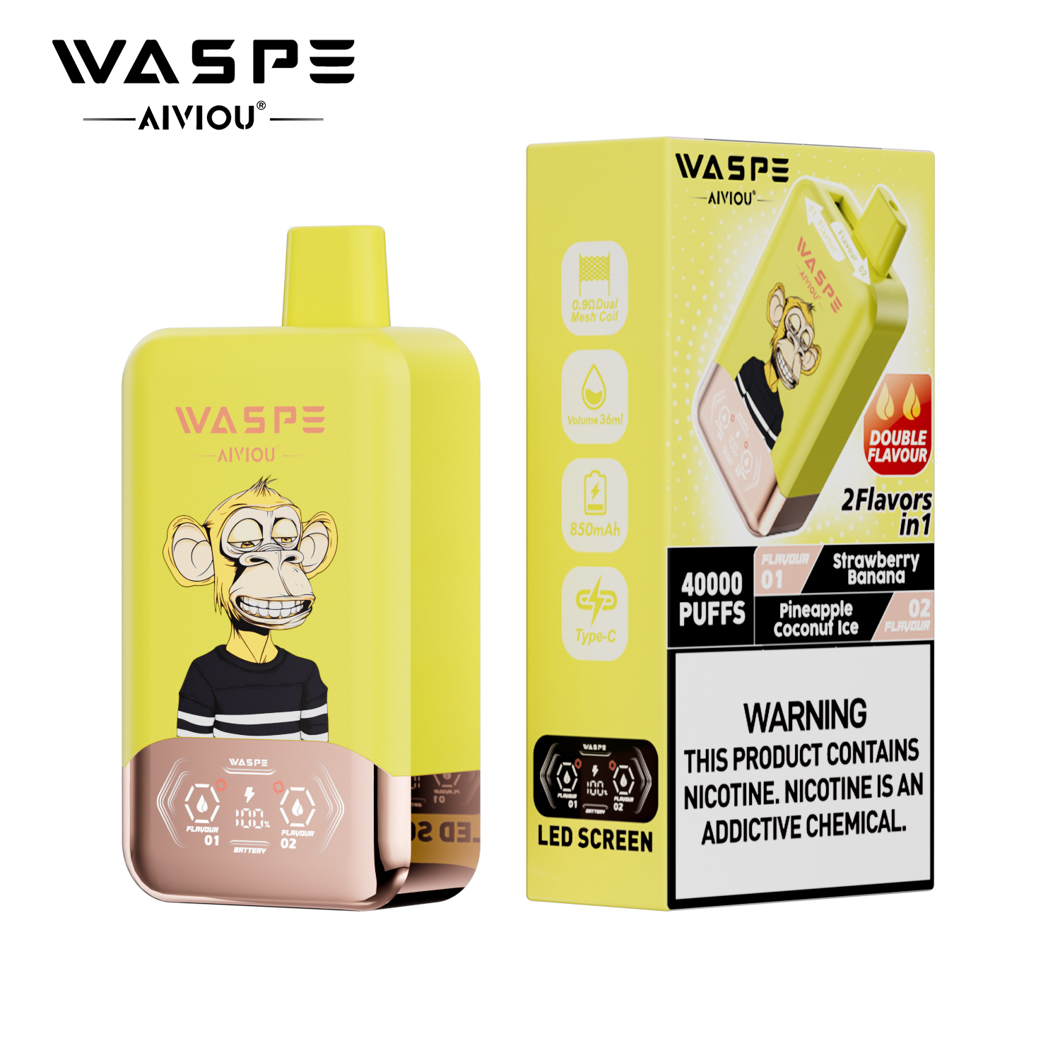 WASPE Double Flavor 40000 - obrazek 78