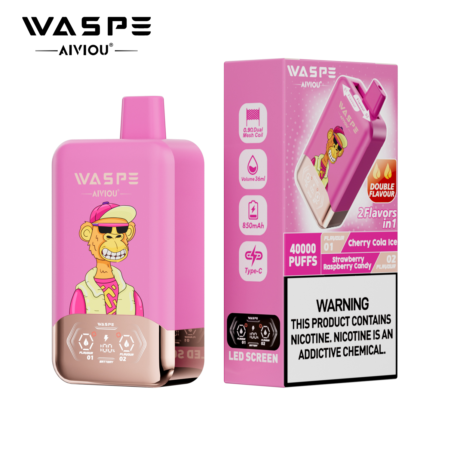 WASPE Double Flavor 40000 - obrazek 82