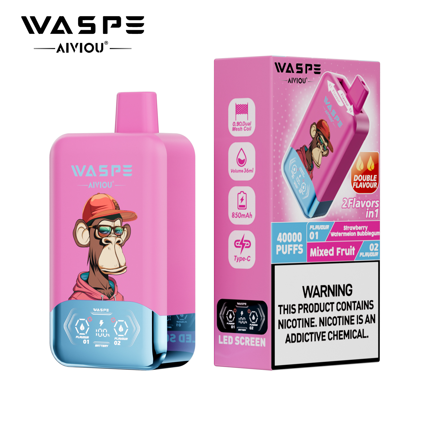 WASPE Double Flavor 40000 - obrazek 84